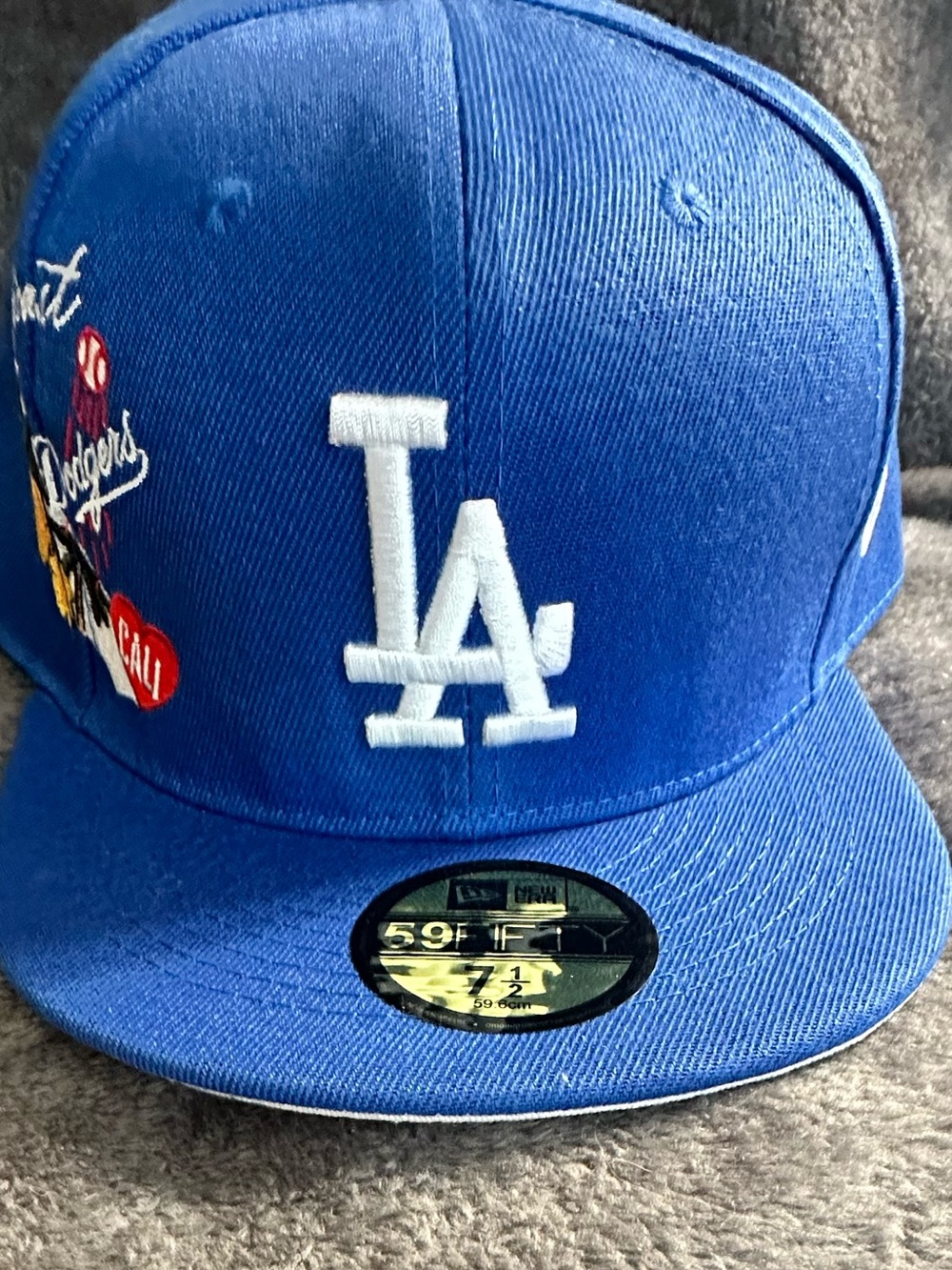 New Era 59FIFTY LA Dodgers “West Coast” Fitted Hat 7 1/2 NWT